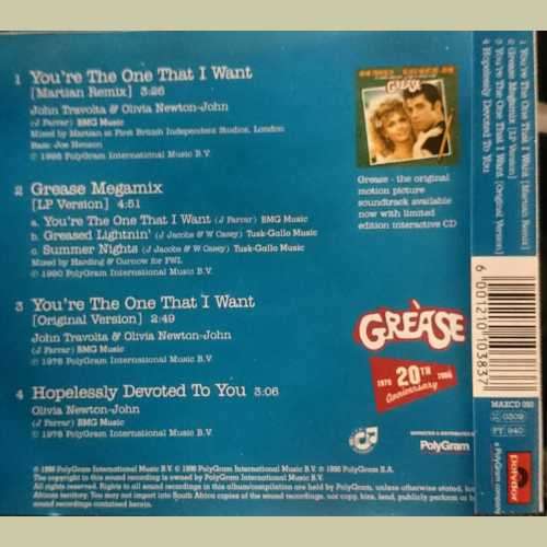 Grease : Youre the one that I Want : Martian Remix (CD FOR SALE)