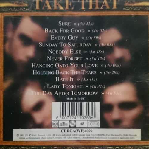 Take That : Nobody Else (CD FOR SALE)
