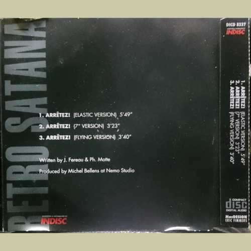 Retro Sataba : Arretez : Cd Single  (CD FOR SALE)