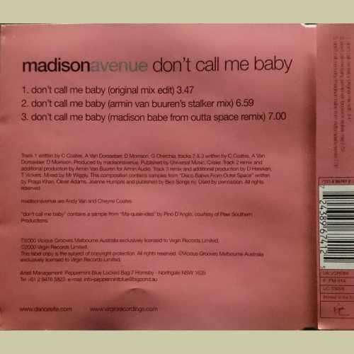 Madison : Cd Single (CD FOR SALE)