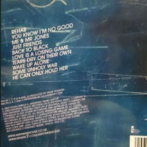 Amy Winehouse : Back to Black (CD FOR SALE)