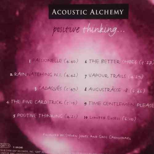 Acoustic Alchemy : Positive Thinking (CD FOR SALE)