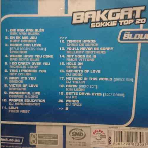 Bakgat Sokkie : Top 20 (CD FOR SALE)