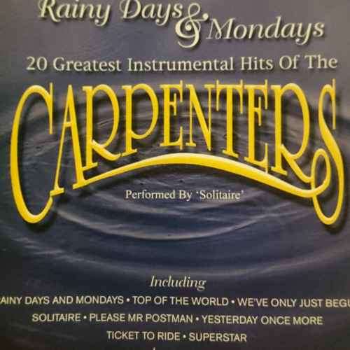 20 Greatest Instrumental Hits of The Carpenters (CD FOR SALE)