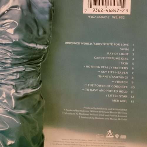 Madonna : Ray of Light (CD FOR SALE)