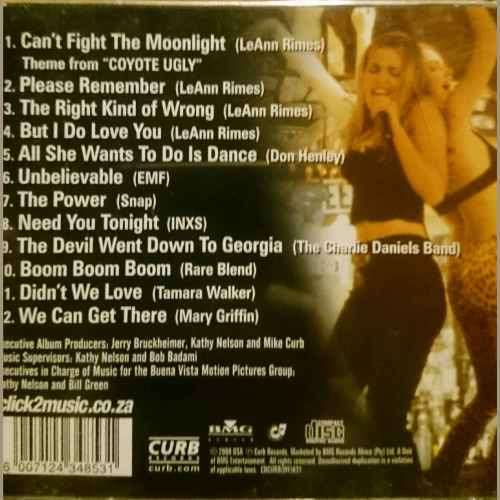 Coyote Ugly : Music for the Motion  Picture Soundtrack (CD FOR SALE)