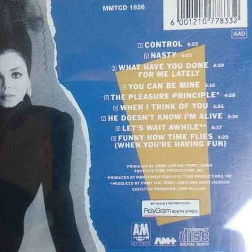 Janet Jackson : Control (CD FOR SALE)