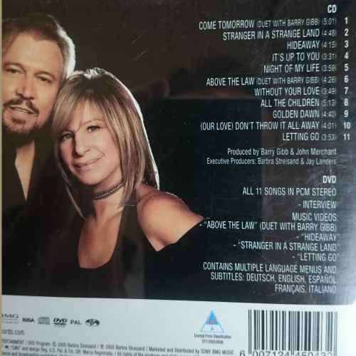 Barbra Steisand : Guily Pleasures : Cd and DVD (CD FOR SALE)