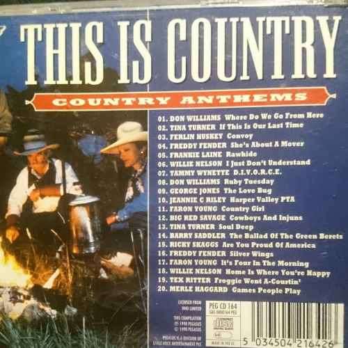 This is Country : Country Anthems (CD FOR SALE)