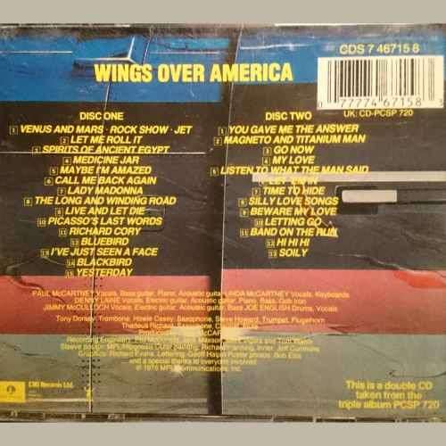 Wings : Wings over America : 2 CD Set (CD FOR SALE)