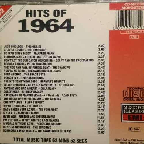 The Hits of 1964 : Various Artists (CD FOR SALE)
