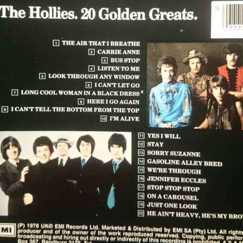 The Hollies : 20 Golden Greats (CD FOR SALE)