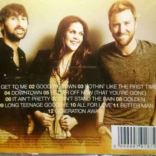 Lady Antebellum : Golden : CD