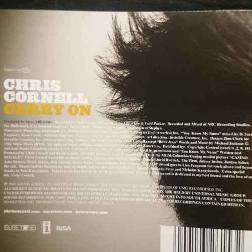 Chris Cornell : Carry On : CD