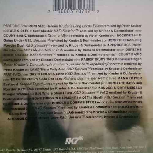 Kruder Dorfmeister the K and D Sessions : CD
