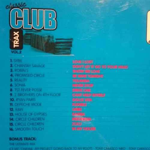 Classic Club Trax Volume 2 : CD