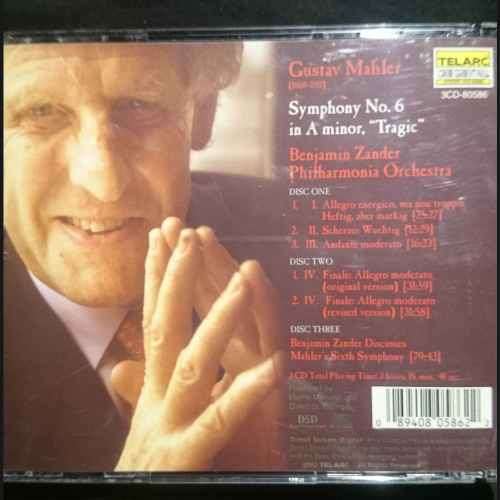 Mahler Symphony No 6 Tragic Zander Philharmonic Orchestra : CD