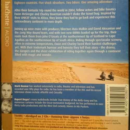 Long Way Down John O'Groats to Cape Town Ewan McGregor and Charley Boorman : 3 CD Set : CD