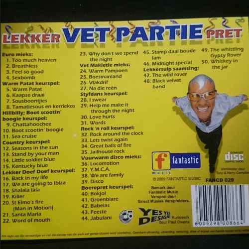 Lekker Vet Partie Pret 50 Vuurwarm Danstreffers : CD