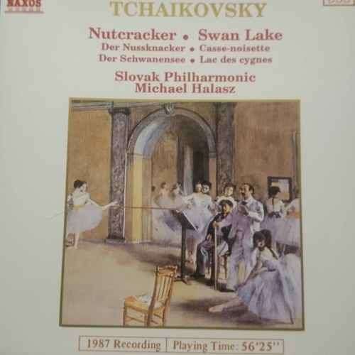 Naxos : Tchaikovsky Nutcracker Swan Lake : Slovak Philharmonic Michael Halasz : CD