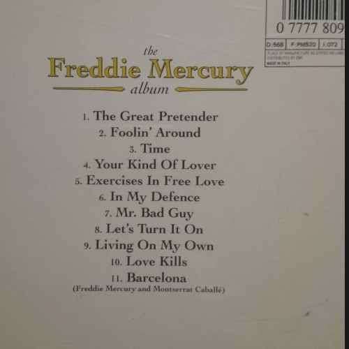 The Freddy Mercury Album : CD
