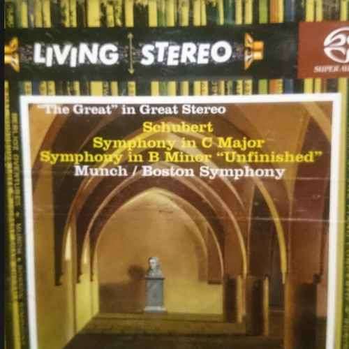 the Great : Living Stereo : Schubert Symphony in C Major : Munch Boston Symphony : CD