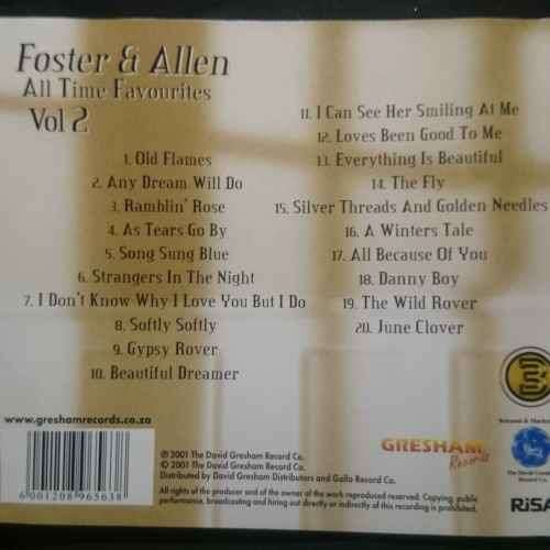 Foster and Allen : All Time Favourites Volume 2 : CD