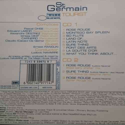St Germain  Saint German : Tourist : 2 Cd Set : CD