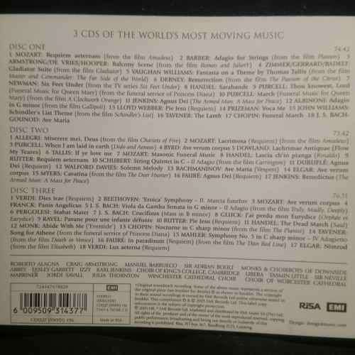 Requiem : The Worlds most moviong music : 3 CD Set : CD