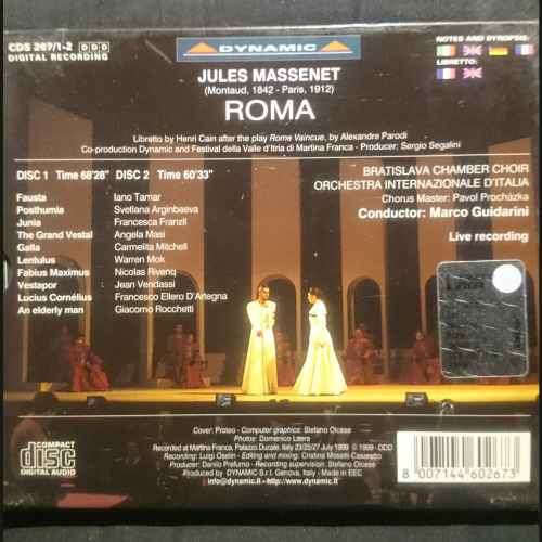 Jules Massenet : Roma : Marco Guidarini : 2 CD Set : CD