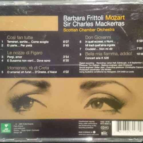 Barbara Frittoli : Sir Charles Mackerras Mozart : CD