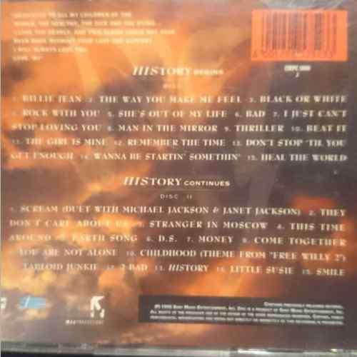 Michael Jackson : History : Past, Present and future 2 Cd Set : CD