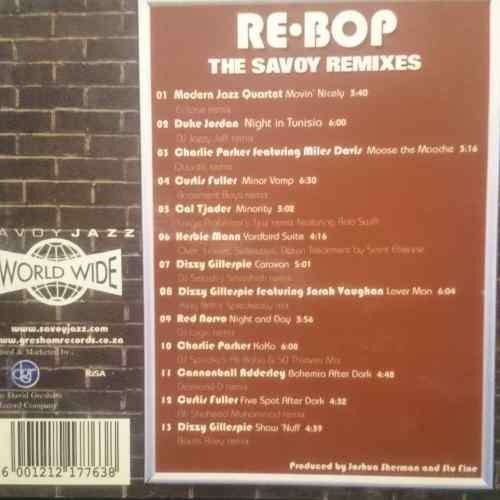 Savoy Jazz World Wide : Rebop The Savoy Remixes : CD