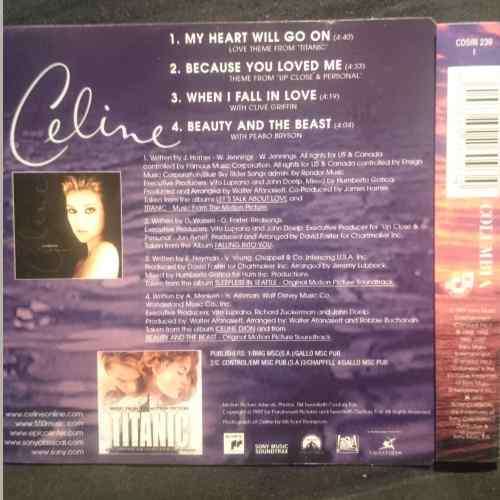 Celine Dion : My Heart will go On : CD Single : Made in RSA : CD
