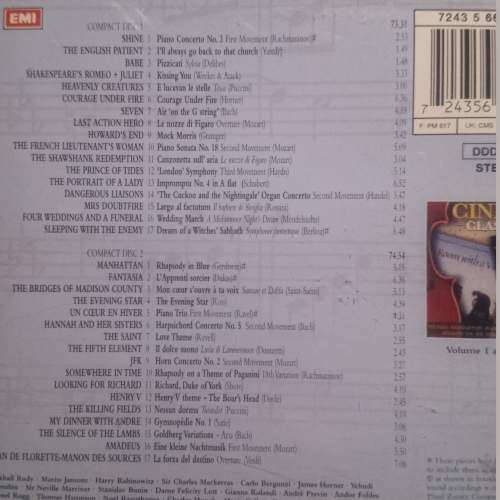 Cinema : Classics : Various Artists : 2 CD Set : CD