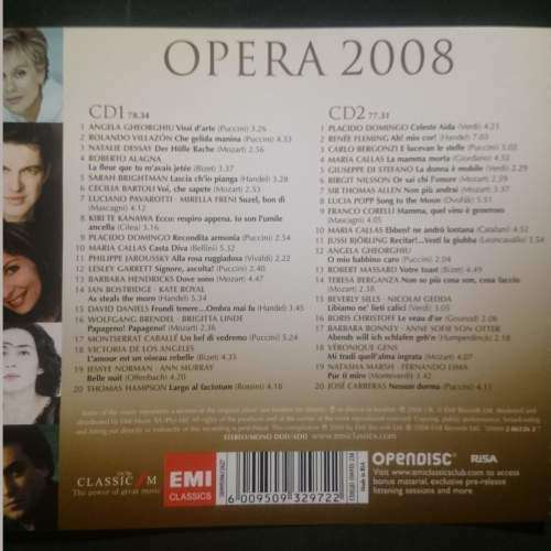 Opera 2008 : 2 CD Set : CD