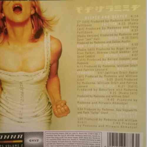 Madonna : GHV2 : Greatest Hits Volume 2 : CD