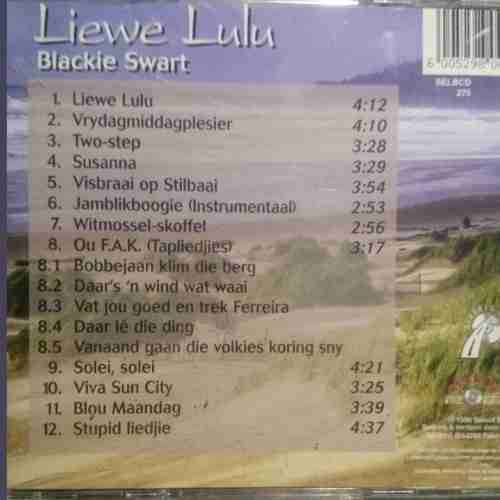Blackie Swart : Liewe Lulu : CD