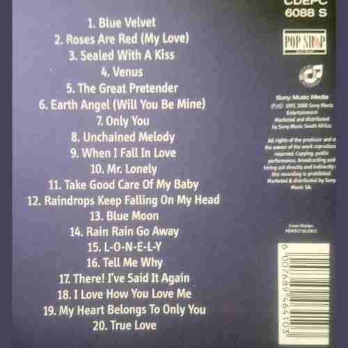 Bobby Vinton : Sings  Blue Velvet : His Greatest Hits : CD