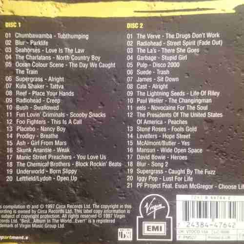 The best Anthems Ever : 2 CD Set : Various Arists : CD