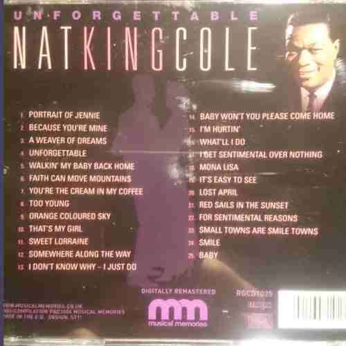 Nat King Cole : Inforgettable : CD
