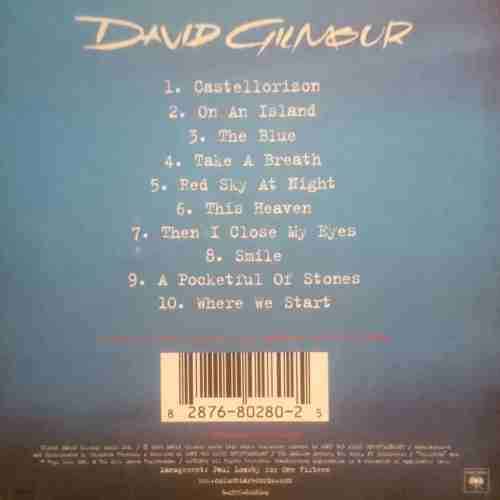 David Gilmour : On an Island : CD