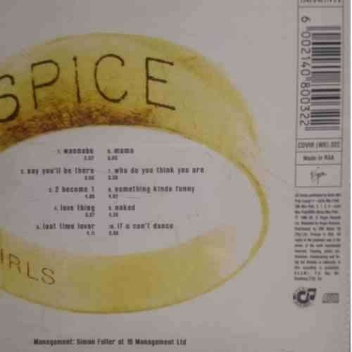 Spice Girls : Spice : Made in RSA : CD