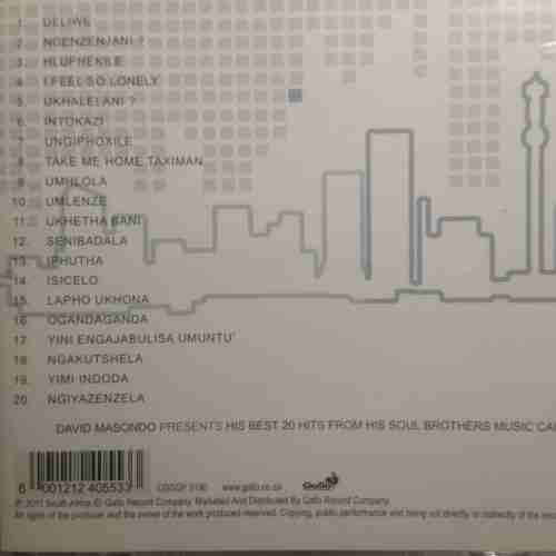 David Masondo : My Best 20 : Soul Brothers : Our Journey My Favourites : CD