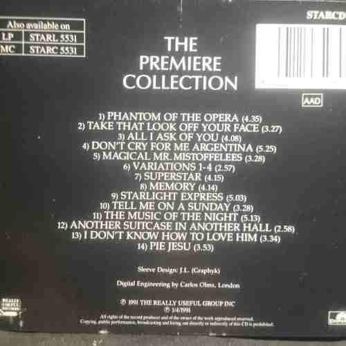 Andrew Lloyd Webber : The Premiere Collection : CD