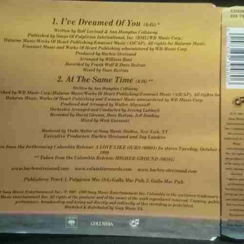 Barbra Streisand : Ive Dreamed of you : Cd Single ??????????? : CD
