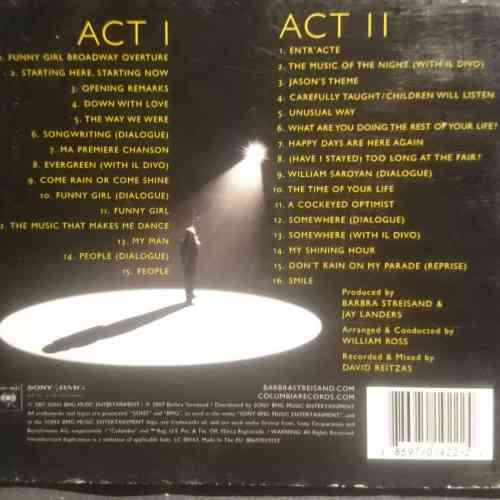 Barbra Steisand : Live in Concert 2006 : 2 Cd Set ????????? : CD