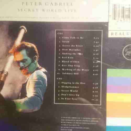 Peter Gabriel : Secret  World Live : 2 CD Set : CD