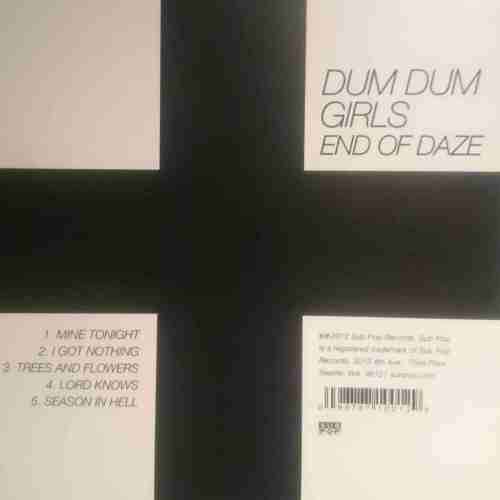 Dum Dum Girls : End of Daze : CD