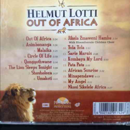 Helmut Lotti : Out of Africa  (CD FOR SALE)
